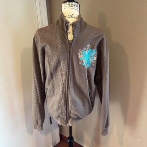 Dirty English by Juicy Couture zip up jacket/sweatshirt